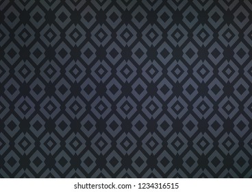 Dark Black vector template with crystals, rectangles. Abstract gradient illustration with rectangles. The template can be used as a background.