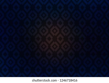 Dark Black vector template with crystals, rectangles. Decorative design in abstract style with rectangles. Smart design for your business advert.
