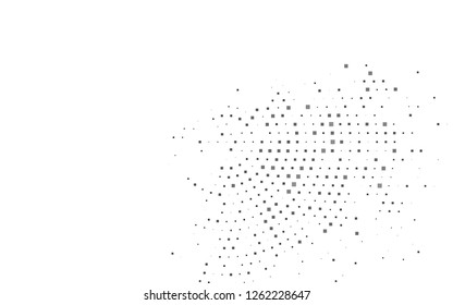 Dark Black vector template with crystals, rectangles. Rectangles on abstract background with colorful gradient. Smart design for your business advert.