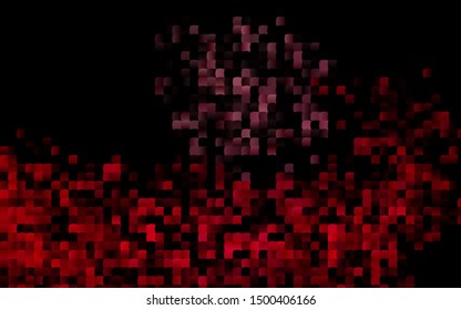 Dark Black vector template with crystals, rectangles. Modern abstract illustration with colorful rectangles. Pattern for busines ad, booklets, leaflets
