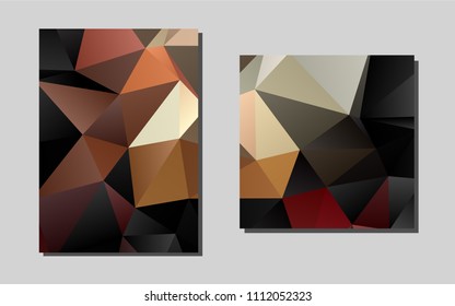 Dark Black vector template for landing pages. Glitter abstract design concept with text box. Pattern can be used as a template for calendars.