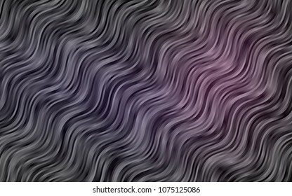 Dark Black vector template with lava shapes. Geometric illustration in marble style with gradient.  A new texture for your  ad, booklets, leaflets.