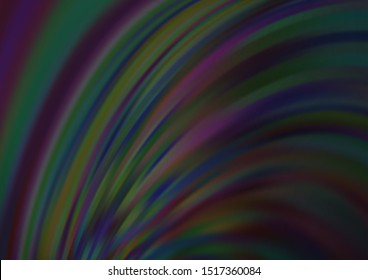 Dark Black vector template with lava shapes. A completely new color illustration in marble style. Brand new design for your ads, poster, banner.