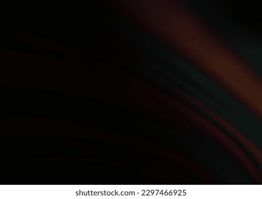 Plantilla de vector negro oscuro con formas lava. Muestra geométrica borrosa con burbujas de degradado.  Un nuevo diseño de mármol para tu negocio.
