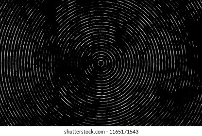 Dark Black vector template with lines, ovals. Colorful abstract illustration with gradient lines. The elegant pattern for brand book.