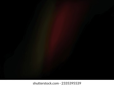 Plantilla de vector negro oscuro con líneas, ovales. Muestra con formas de burbuja borrosa. Nueva composición para tu libro de marcas.