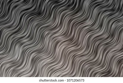 Dark Black vector template with liquid shapes. Colorful abstract illustration with gradient lines. A new texture for your  ad, booklets, leaflets.