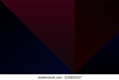 Dark Black vector template with rainbow of colours. Decorative design of colorful palette. Pattern for easy creation of leaflets, banners, booklets.