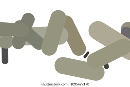 Dark Black vector template with repeated sticks. Blurred decorative design in simple style with lines. The template can be used as a background.