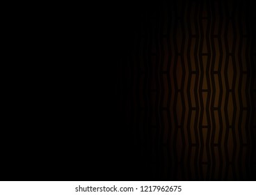 Dark Black vector template with repeated sticks. Decorative shining illustration with lines on abstract template. Best design for your ad, poster, banner.