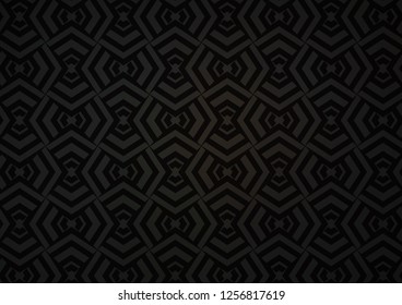 Dark Black vector template with repeated sticks. Modern geometrical abstract illustration with staves. Pattern for business booklets, leaflets.
