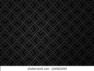 Dark Black vector template with repeated sticks. Modern geometrical abstract illustration with staves. Pattern for ads, posters, banners.