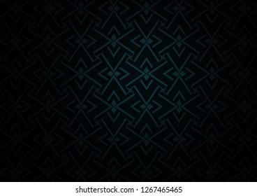 Dark Black vector template with repeated sticks. Glitter abstract illustration with colored sticks. Pattern for websites, landing pages.