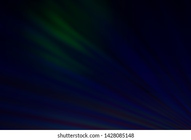 Dark Black vector template with repeated sticks. Lines on blurred abstract background with gradient. Backdrop for TV commercials.