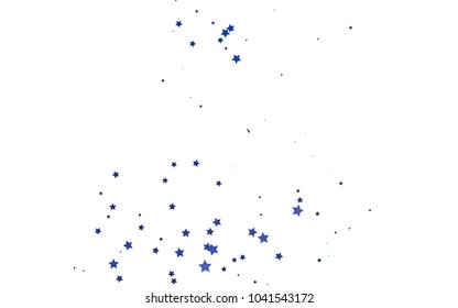 Dark Black vector template with sky stars. Shining colored illustration with stars. Smart design for your business advert.