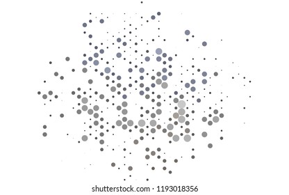 Dark Black vector template with spots. Glitter abstract illustration with blurred drops of rain. Pattern for ads, leaflets.