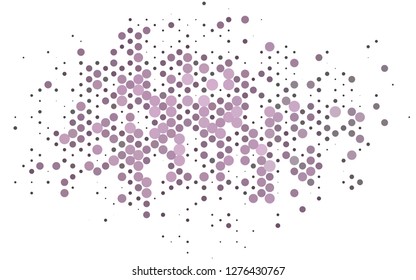 Dark Black vector template with spots. Glitter abstract illustration with blurred drops of rain. Pattern for ads, booklets.