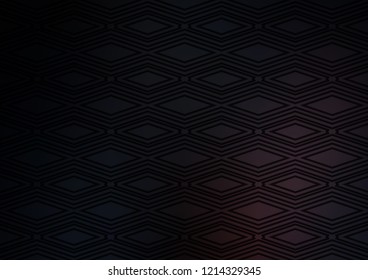Dark Black vector template with sticks, squares. Colorful illustration with lines, cubes on abstract template. Pattern for websites, landing pages.