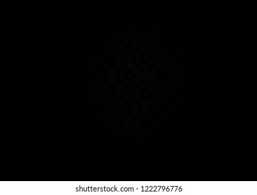 Dark Black vector template with sticks, squares. Colorful illustration with lines, cubes on abstract template. Pattern for websites, landing pages.