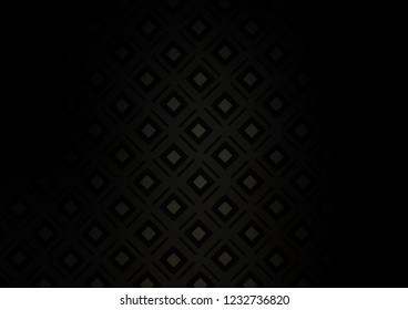 Dark Black vector template with sticks, squares. Glitter abstract illustration with colorful lines, rhombuses. Smart design for your business advert.