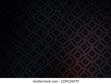 Dark Black vector template with sticks, squares. Colorful illustration with lines, cubes on abstract template. Pattern for business booklets, leaflets.