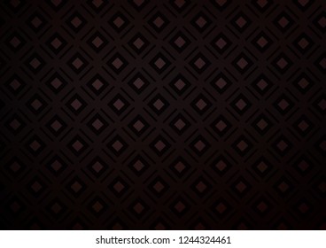 Dark Black vector template with sticks, squares. Colorful decorative design in simple style with lines, rhombuses. Smart design for your business advert.