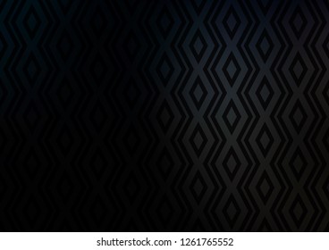 Dark Black vector template with sticks, squares. Colorful illustration with lines, cubes on abstract template. Pattern for business booklets, leaflets.