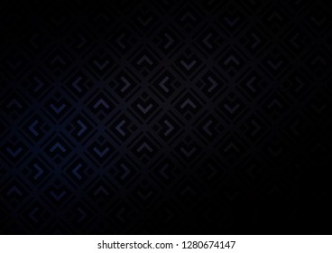 Dark Black vector template with sticks, squares. Shining colorful illustration with lines, rectangles. Pattern for business booklets, leaflets.