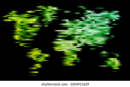 Dark Black vector texture with colored lines. Modern geometrical abstract illustration with staves. The pattern can be used as ads, poster, banner for commercial.
