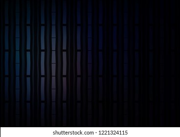 Dark Black vector texture with colored lines. Blurred decorative design in simple style with lines. Best design for your ad, poster, banner.