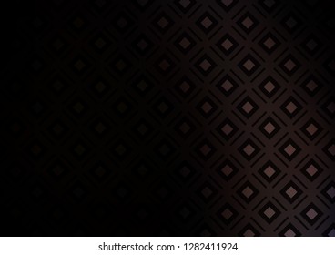 Dark Black vector texture with lines, rhombuses. Colorful decorative design in simple style with lines, rhombuses. Smart design for your business advert.