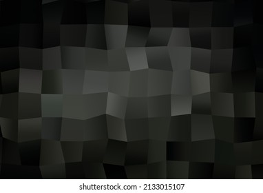 Dark Black vector triangle mosaic texture. Creative illustration in halftone style with gradient. Template for a cell phone background.