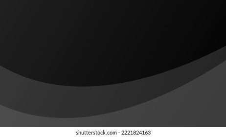 Dark black and white lines background. Modern dark abstract vector texture