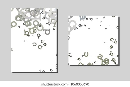 Dark Blackvector background for presentations. Glitter abstract design concept with text box. Beautiful design for cover of notepads.