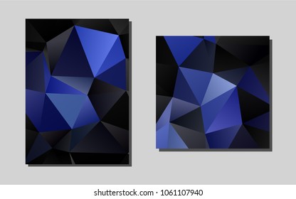Dark Blackvector background for presentations. Modern abstract design concept with colorful gradient. Beautiful design for cover of notepads.