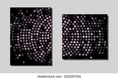 Dark Blackvector banner for websites. Blurred decorative design in abstract style with textbox. Pattern for beautiful business cards, folders.