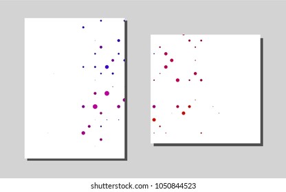 Dark Blackvector banner for websites. Booklet with textbox on colorful abstract background. The pattern can be used for any ad, booklets.