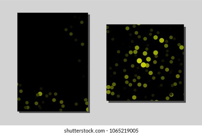 Dark Blackvector banner for websites. Web interface on abstract background with colorful gradient. Pattern for beautiful business cards, folders.