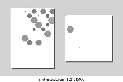 Dark Blackvector pattern for posters. Abstract booklet on colored background with gradient. Pattern for ads, leaflets, labels of your business.