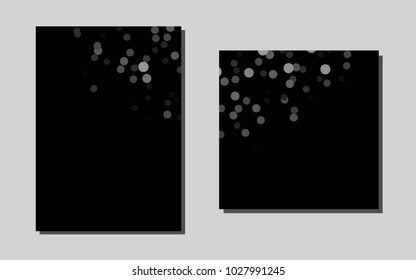 Dark Blackvector template for landing pages. Web interface on abstract background with colorful gradient. The pattern can be used for any ad, booklets.