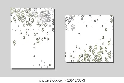 Dark Blackvector template for landing pages. Booklet with textbox on colorful abstract background. Completely new template for your brand book.