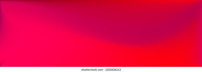 Dark Blood Wavy Gradient Mesh. Vibrant Red Vivid Wavy Gradient Mesh. Rose Bright Color Blurred Texture Illustration. Blank Red Smooth Surface Backdrop. Dark Neon Blood Office Background.