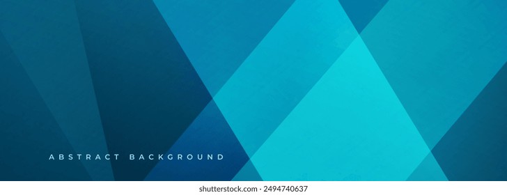 Dark blue 3d abstract modern background with geometric shapes. Futuristic technology concept design for banner, backdrop, wallpaper, cover, presentation background. Vector illustration