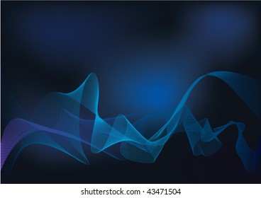 Dark Blue Abstract Background