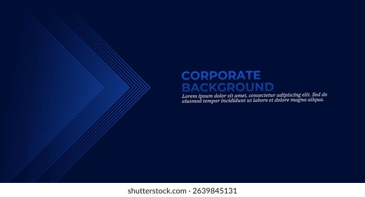 Dark blue abstract background with clean lines, ideal for corporate presentations, business websites, and professional designs.