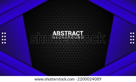 Dark blue abstract background design is suitable for banners  posters  gaming backgrounds