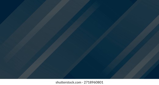 Dark blue abstract background with elegant diagonal shape elements. Luxurious and modern gray gradient graphic design for cover, banner, brochure, presentation, and website.