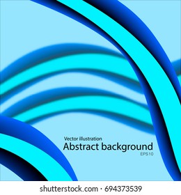 dark blue abstract background with flares. vector illustration.