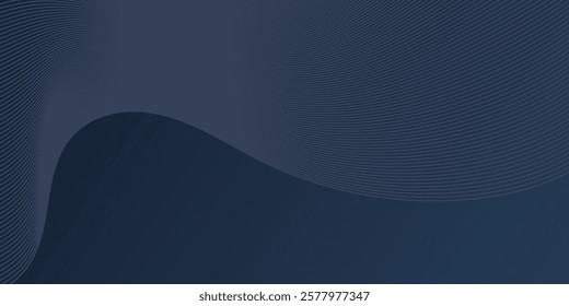 A dark blue abstract background with a gentle wave design. It features a subtle dotted texture overlaid on the base color.