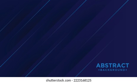 Brillo de geometría de fondo abstracto azul oscuro y vector de elemento de capa para el diseño de presentación.